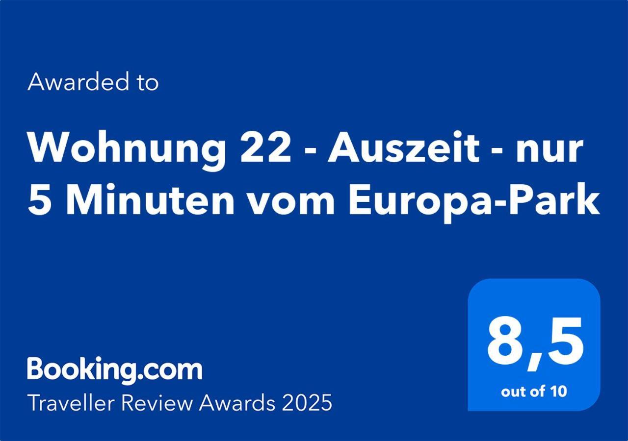 Wohnung 22 - Auszeit - Nur 5 Minuten Vom Europa-Park Kappel-Grafenhausen Zewnętrze zdjęcie